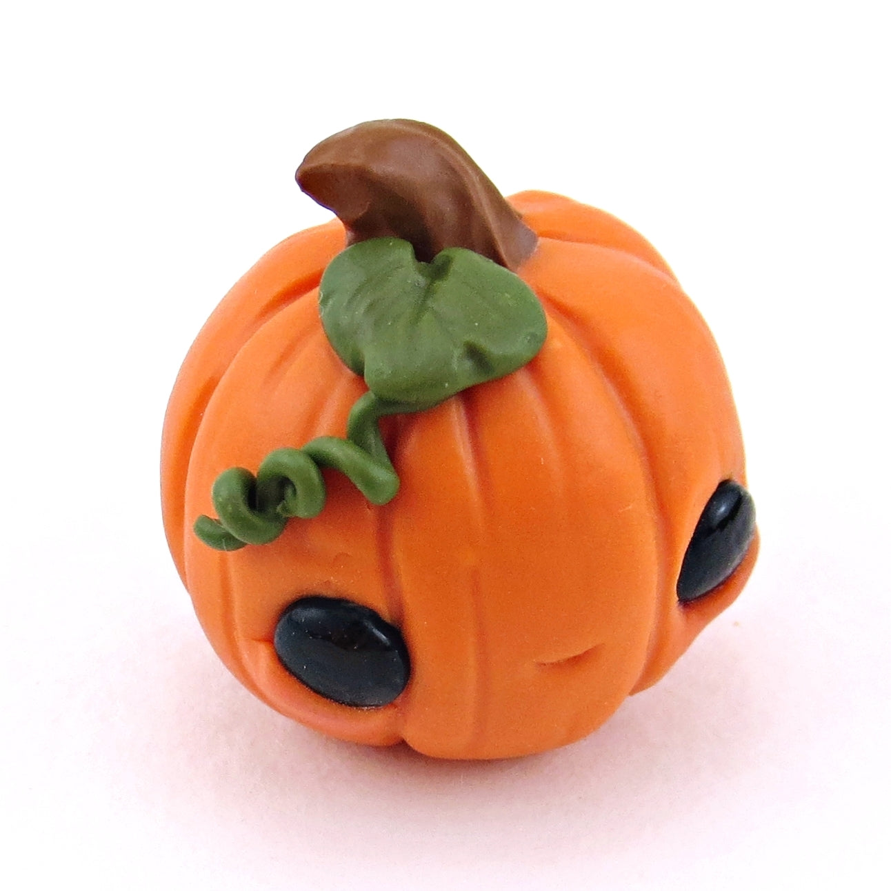 Lil Pumpkin Figurine - Polymer Clay Halloween Collection