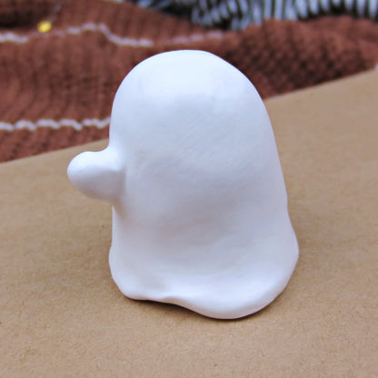 Lil Ghostie Figurine - Polymer Clay Halloween Collection