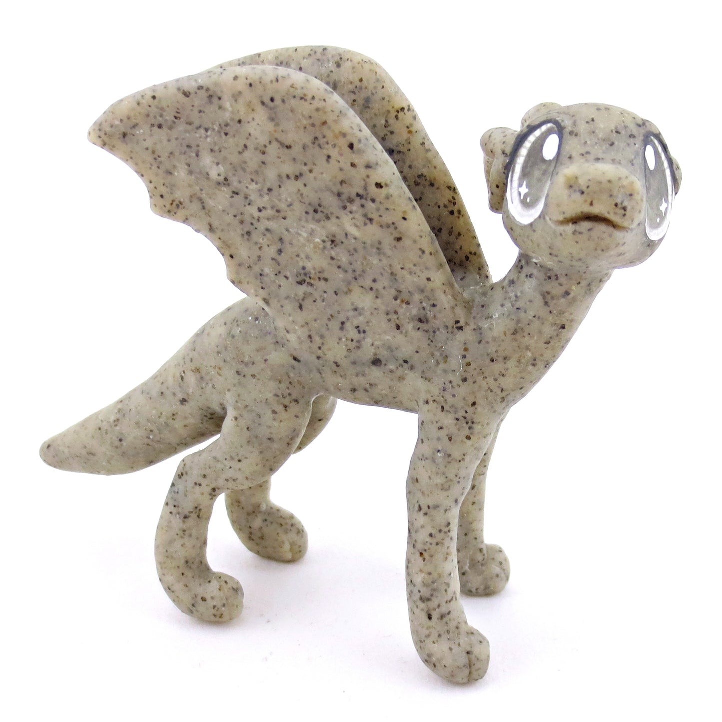 Gargoyle Dragon Figurine - Polymer Clay Magical Creatures