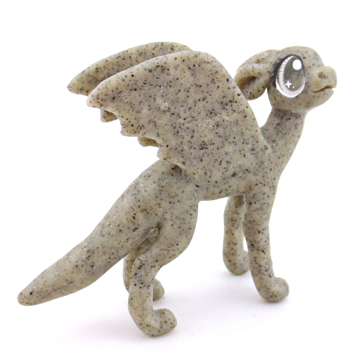 Gargoyle Dragon Figurine - Polymer Clay Magical Creatures