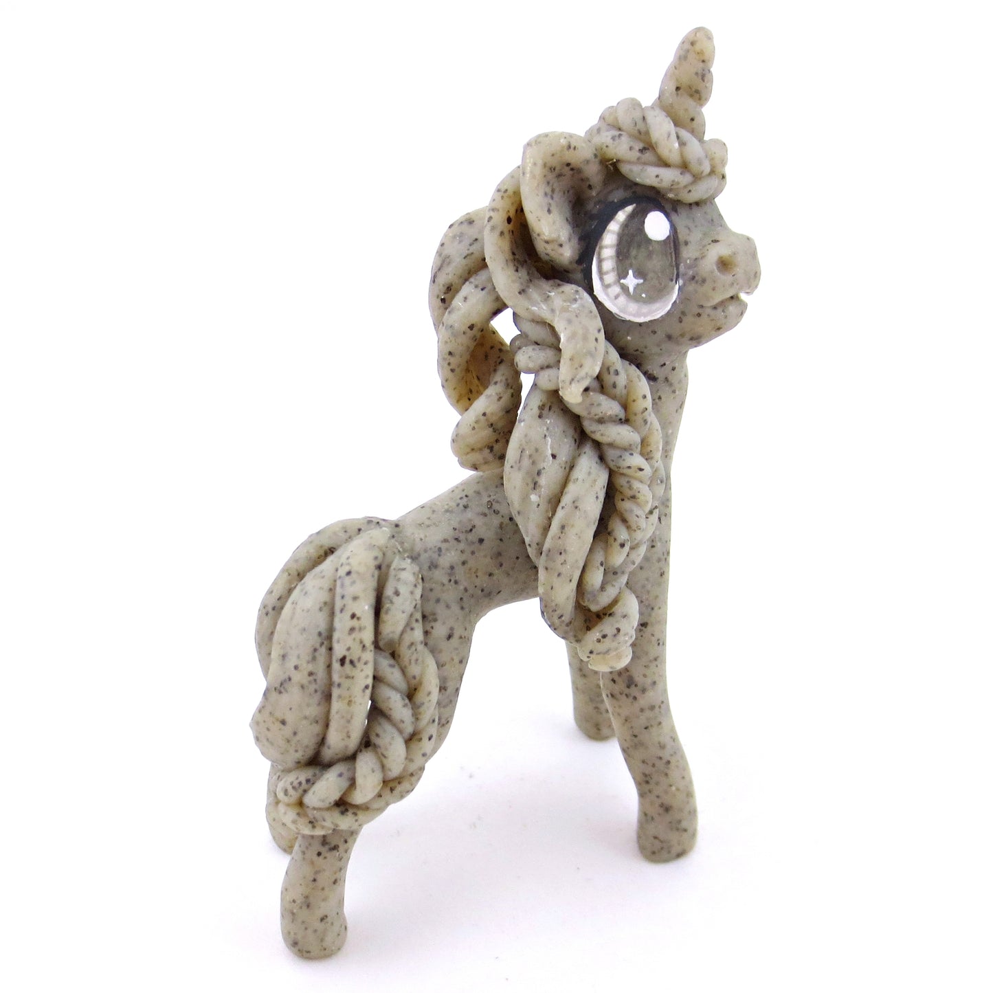 Gargoyle Unicorn Figurine - Polymer Clay Magical Creatures