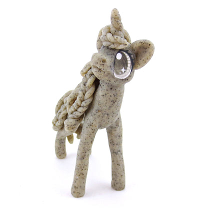 Gargoyle Unicorn Figurine - Polymer Clay Magical Creatures