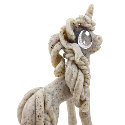 Gargoyle Unicorn Figurine - Polymer Clay Magical Creatures