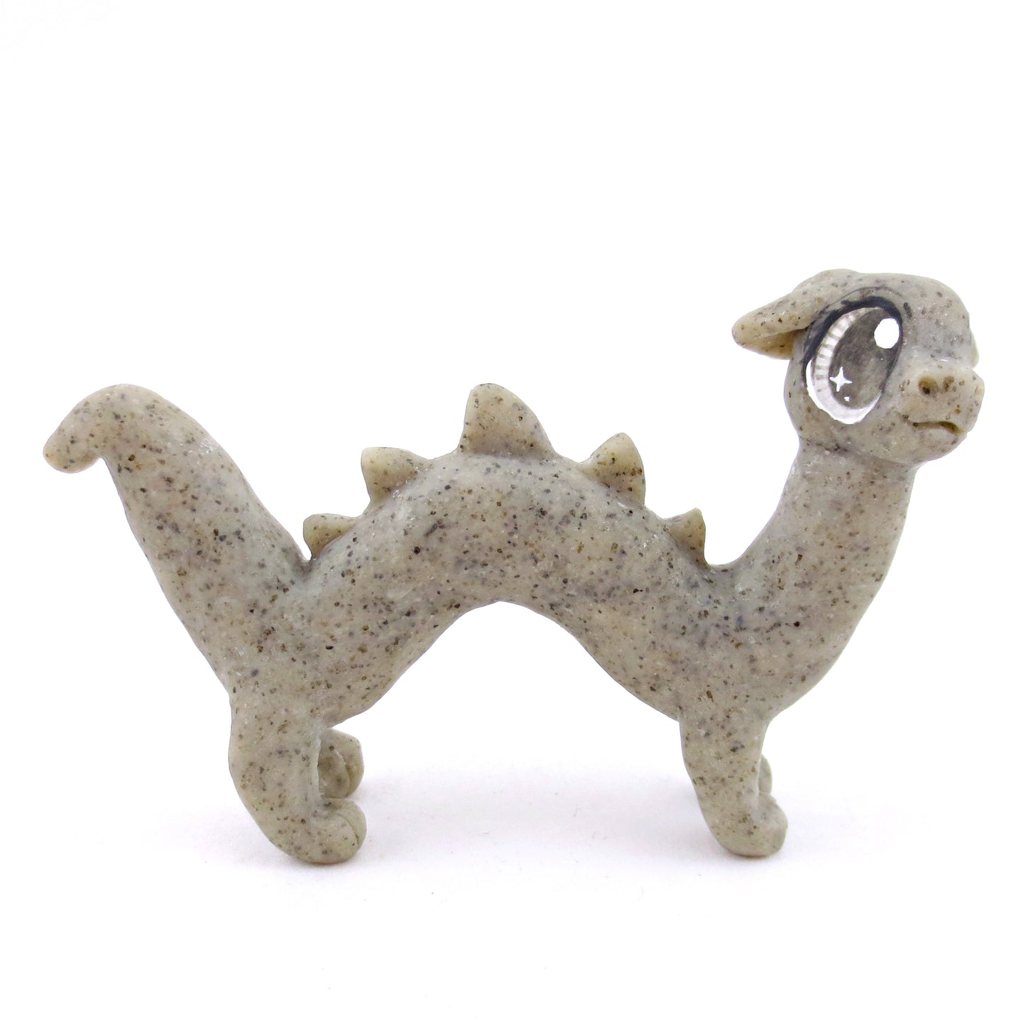 Gargoyle Noodle Dragon Figurine - Polymer Clay Magical Creatures