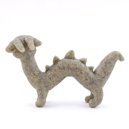 Gargoyle Noodle Dragon Figurine - Polymer Clay Magical Creatures