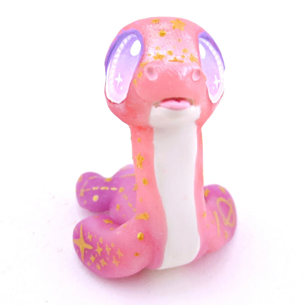 Pink/Purple Ombre Constellation Nessie Figurine  - Polymer Clay Magical Creatures