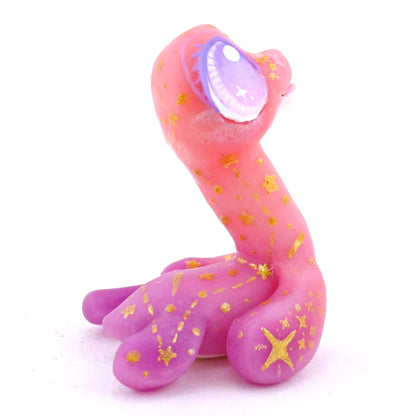 Pink/Purple Ombre Constellation Nessie Figurine  - Polymer Clay Magical Creatures