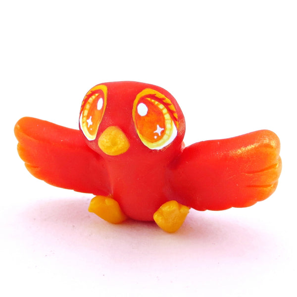 Baby Phoenix Figurine - Polymer Clay Magical Creatures