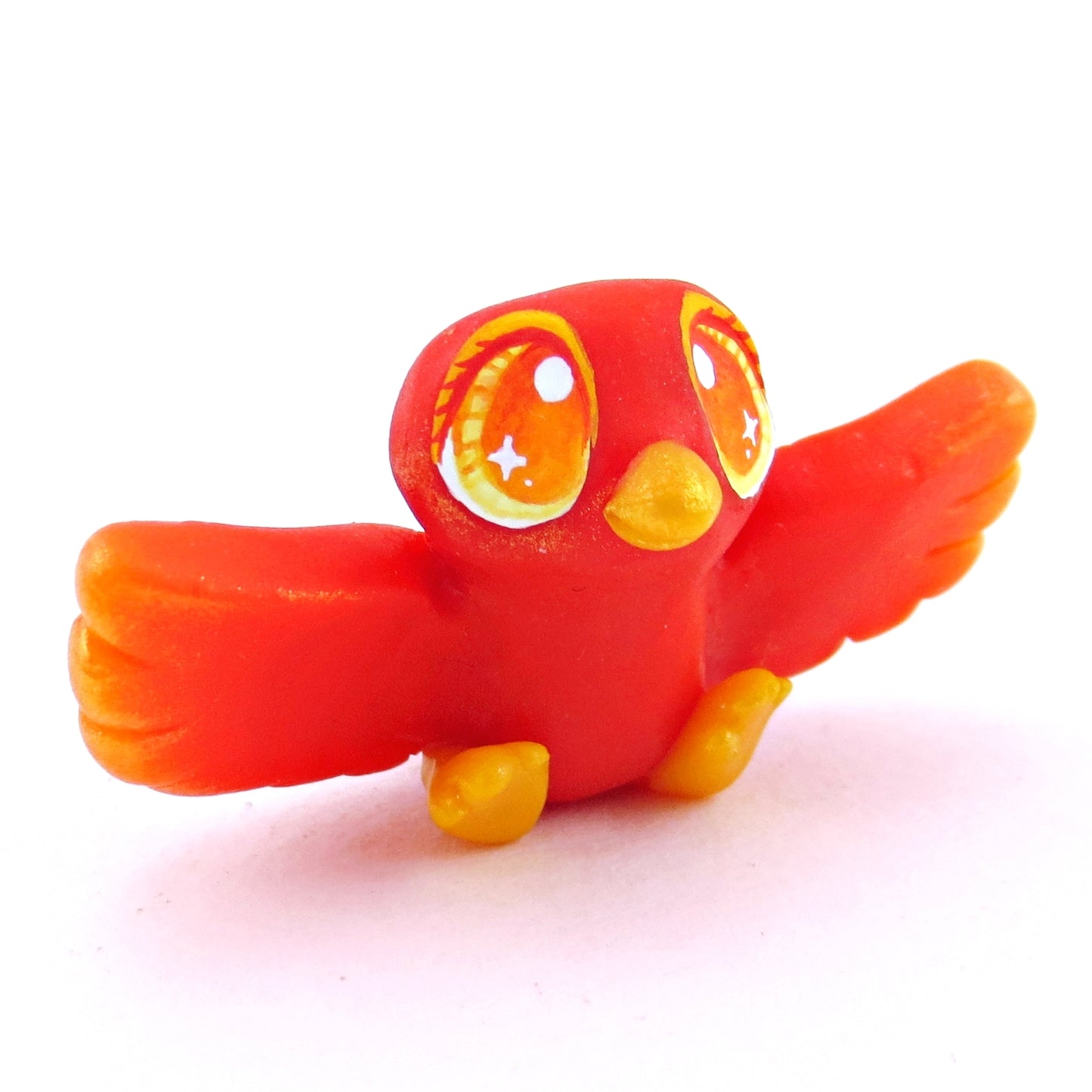 Baby Phoenix Figurine - Polymer Clay Magical Creatures