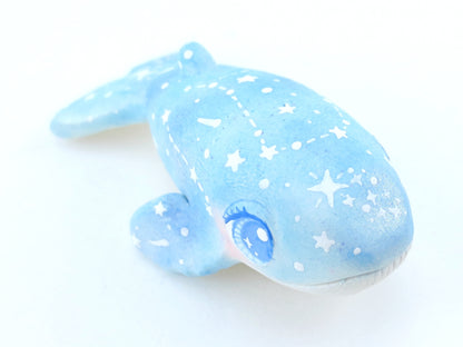 Constellation Blue Whale Figurine - Polymer Clay Kawaii Animals