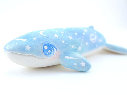 Noodle Constellation Blue Whale Figurine - Polymer Clay Kawaii Animals