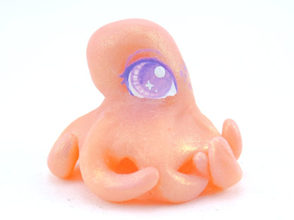 Star Freckles Octopus Figurine - Polymer Clay Kawaii Animals