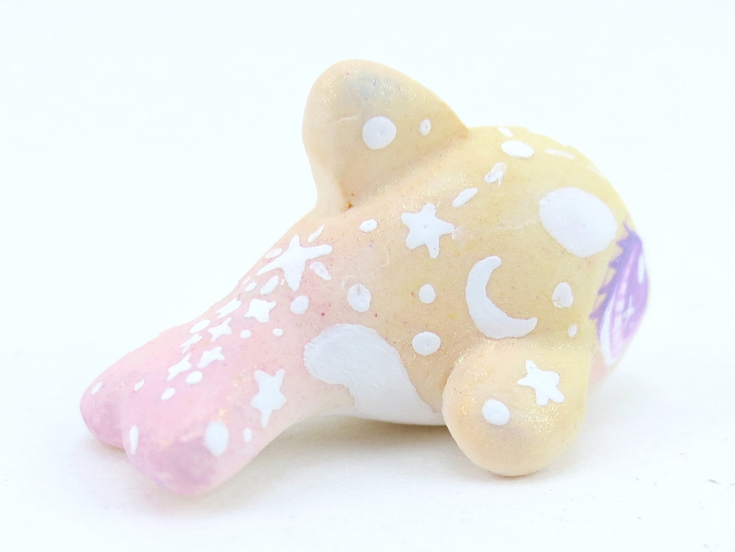 Mini Baby Sunset Ombre Constellation Orca Figurine - Polymer Clay Kawaii Animals