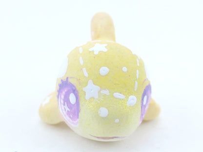 Mini Baby Sunset Ombre Constellation Orca Figurine - Polymer Clay Kawaii Animals