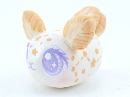 Orange Constellation Sea Bunny Slug Figurine - Polymer Clay Kawaii Animals