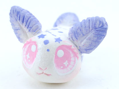 Purple Constellation Sea Bunny Slug Figurine - Polymer Clay Kawaii Animals