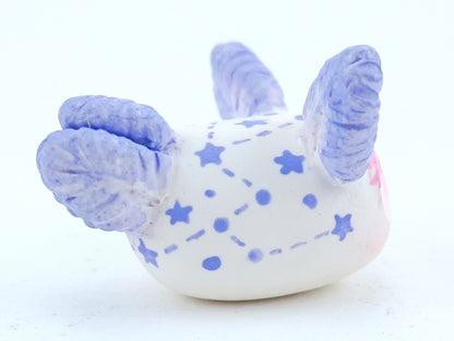 Purple Constellation Sea Bunny Slug Figurine - Polymer Clay Kawaii Animals