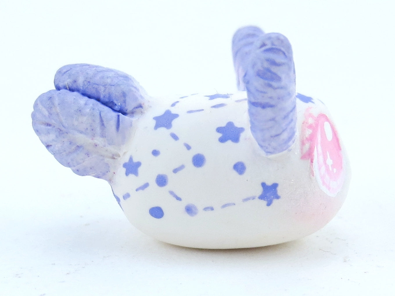 Purple Constellation Sea Bunny Slug Figurine - Polymer Clay Kawaii Animals