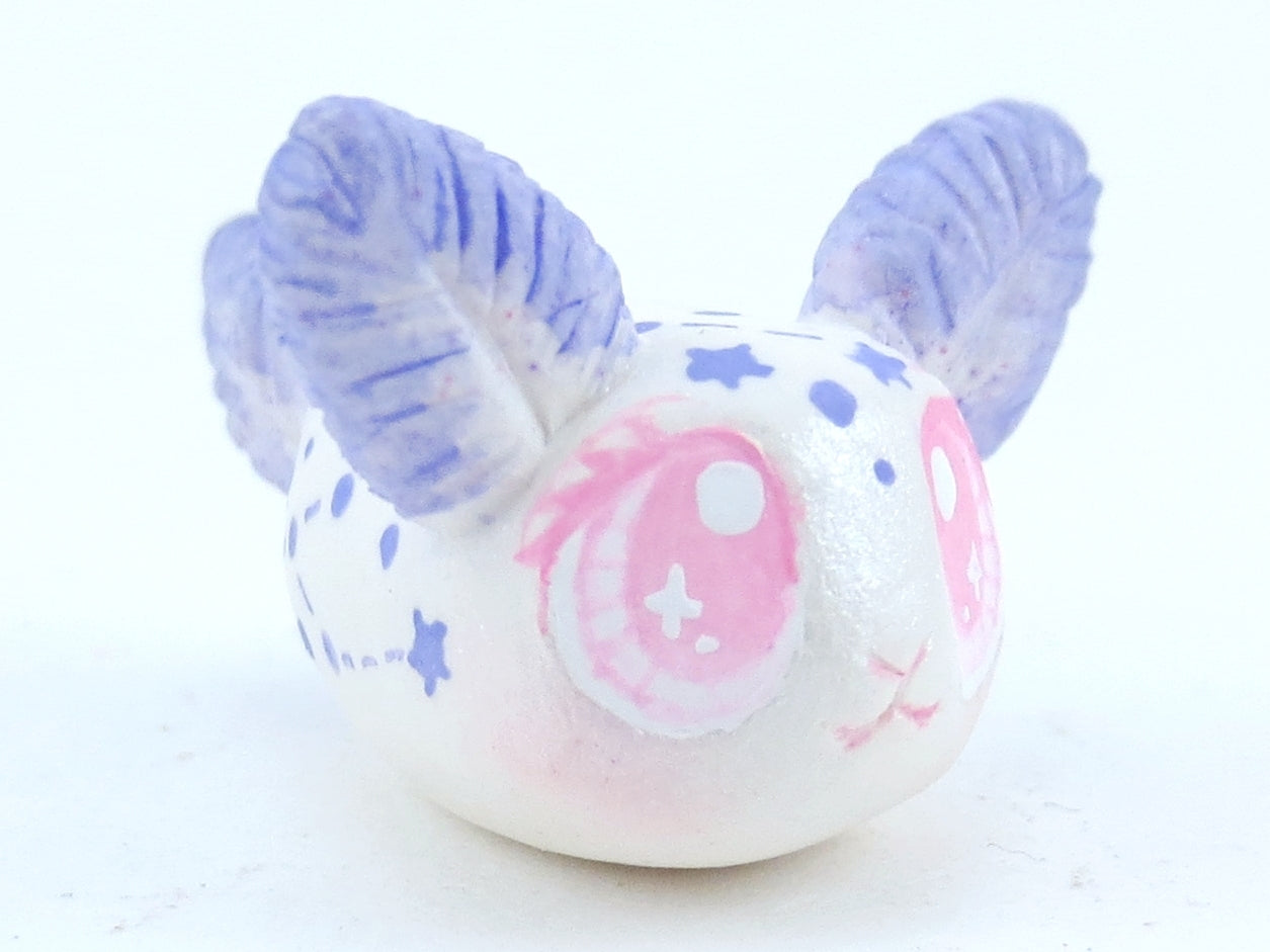 Purple Constellation Sea Bunny Slug Figurine - Polymer Clay Kawaii Animals