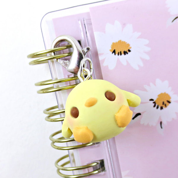 Butters the Chick Charm - Polymer Clay Spring and Easter Animals