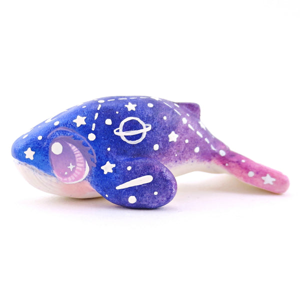 Night Sky Constellation Ombre Whale Figurine - Polymer Clay Enchanted Ocean Animals