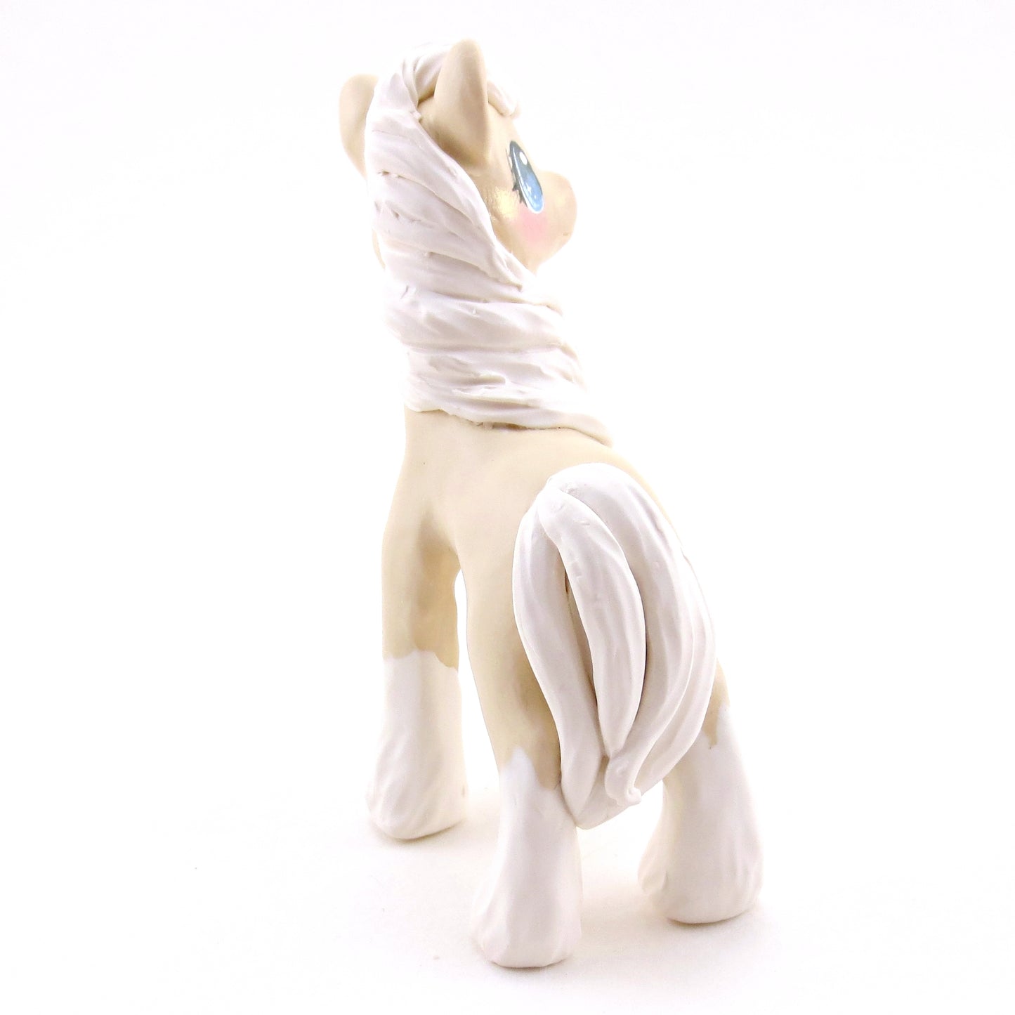 Palomino Clydesdale Figurine - Polymer Clay Spring Animal Collection