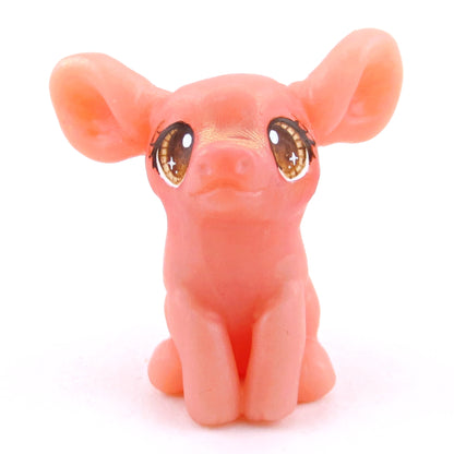 Little Pig Figurine - Polymer Clay Spring Animal Collection