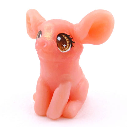 Little Pig Figurine - Polymer Clay Spring Animal Collection