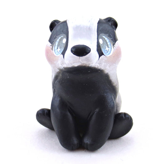 Badger Figurine - Polymer Clay Spring Animal Collection