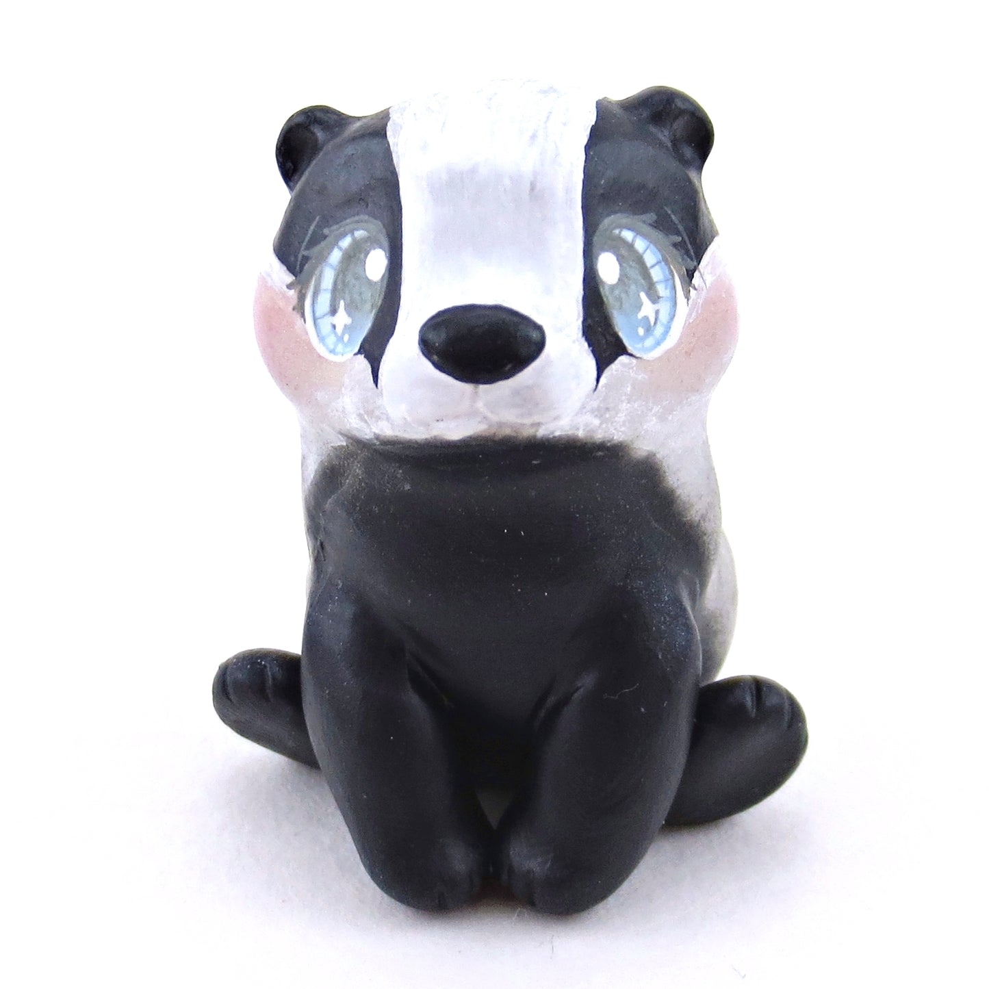 Badger Figurine - Polymer Clay Spring Animal Collection