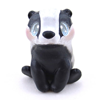 Badger Figurine - Polymer Clay Spring Animal Collection