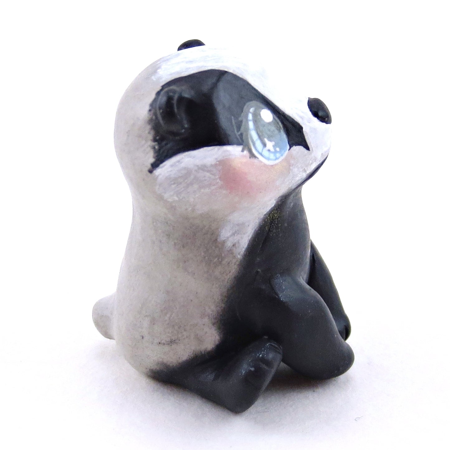 Badger Figurine - Polymer Clay Spring Animal Collection