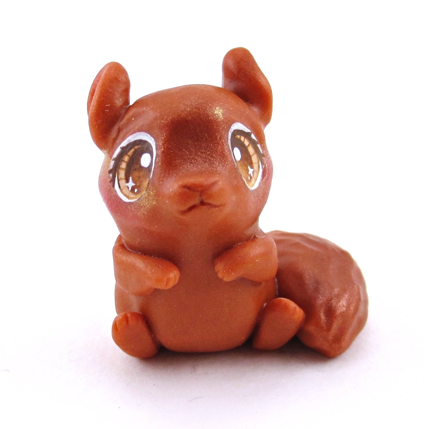 Red Squirrel Figurine - Polymer Clay Continents Collection