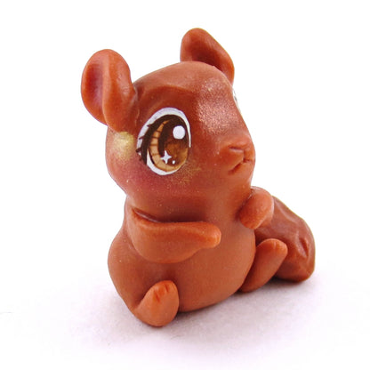 Red Squirrel Figurine - Polymer Clay Continents Collection