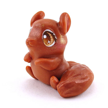 Red Squirrel Figurine - Polymer Clay Continents Collection