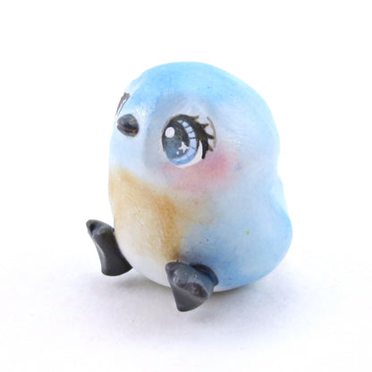 Little Bluebird Figurine - Polymer Clay Spring Animal Collection