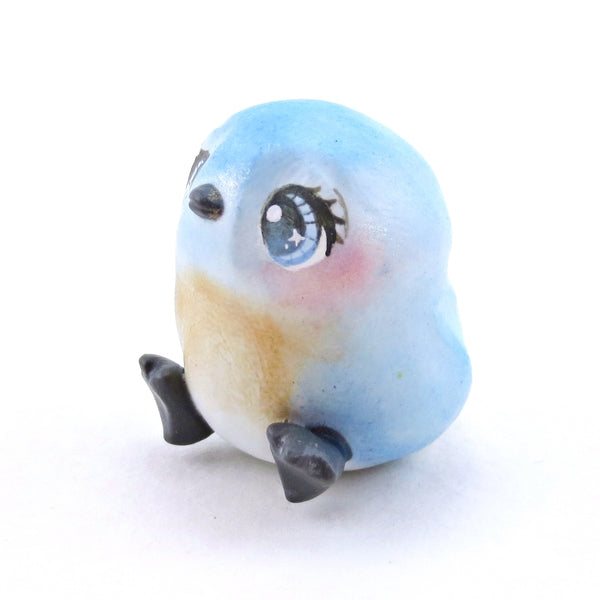 Little Bluebird Figurine - Polymer Clay Spring Animal Collection