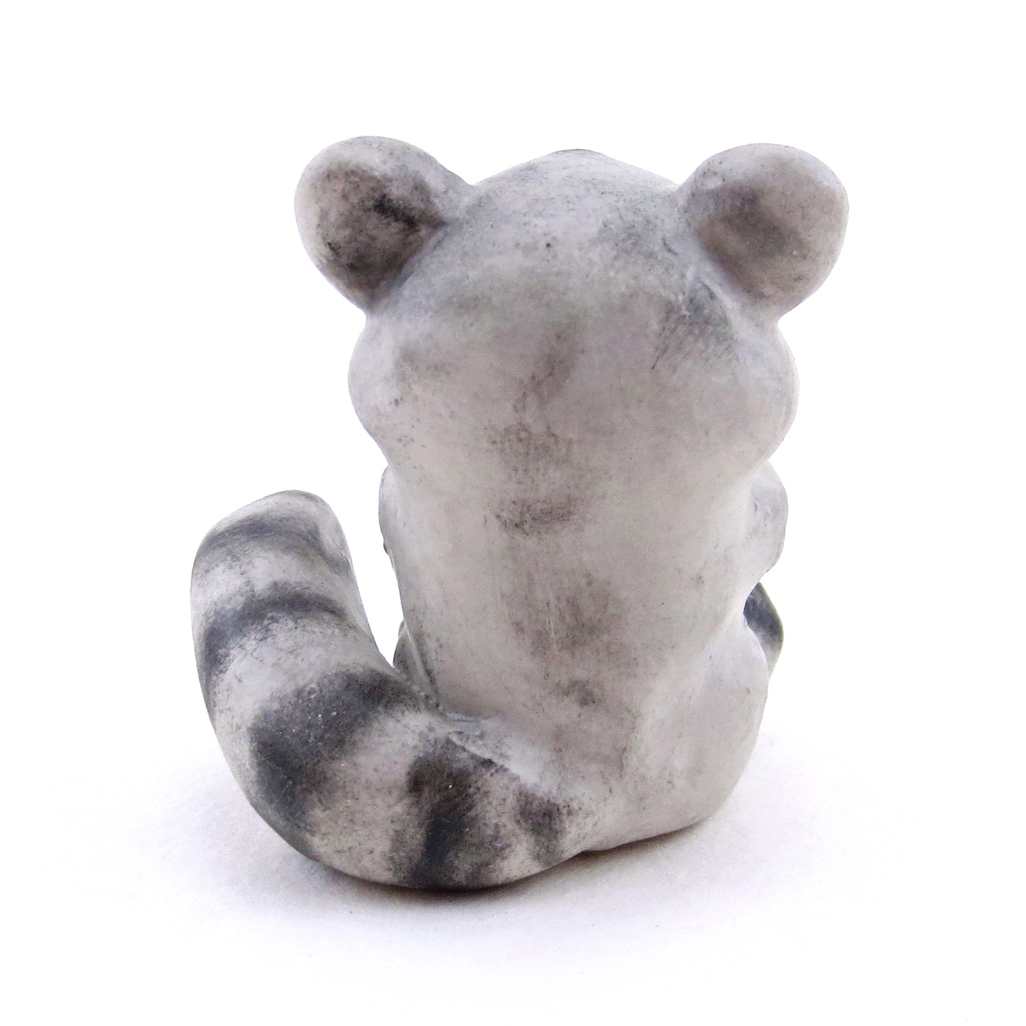 Little Raccoon Figurine - Polymer Clay Spring Animal Collection