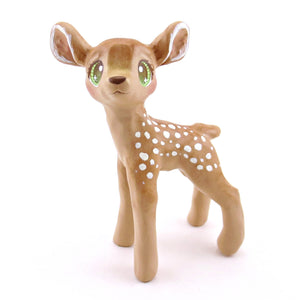 Dappled Deer Figurine - Polymer Clay Continents Collection