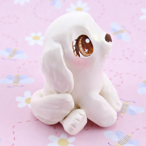 Great Pyrenees Farm Dog Figurine - Polymer Clay Spring Animal Collection