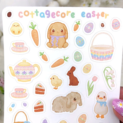 Cottagecore Easter Sticker Sheet