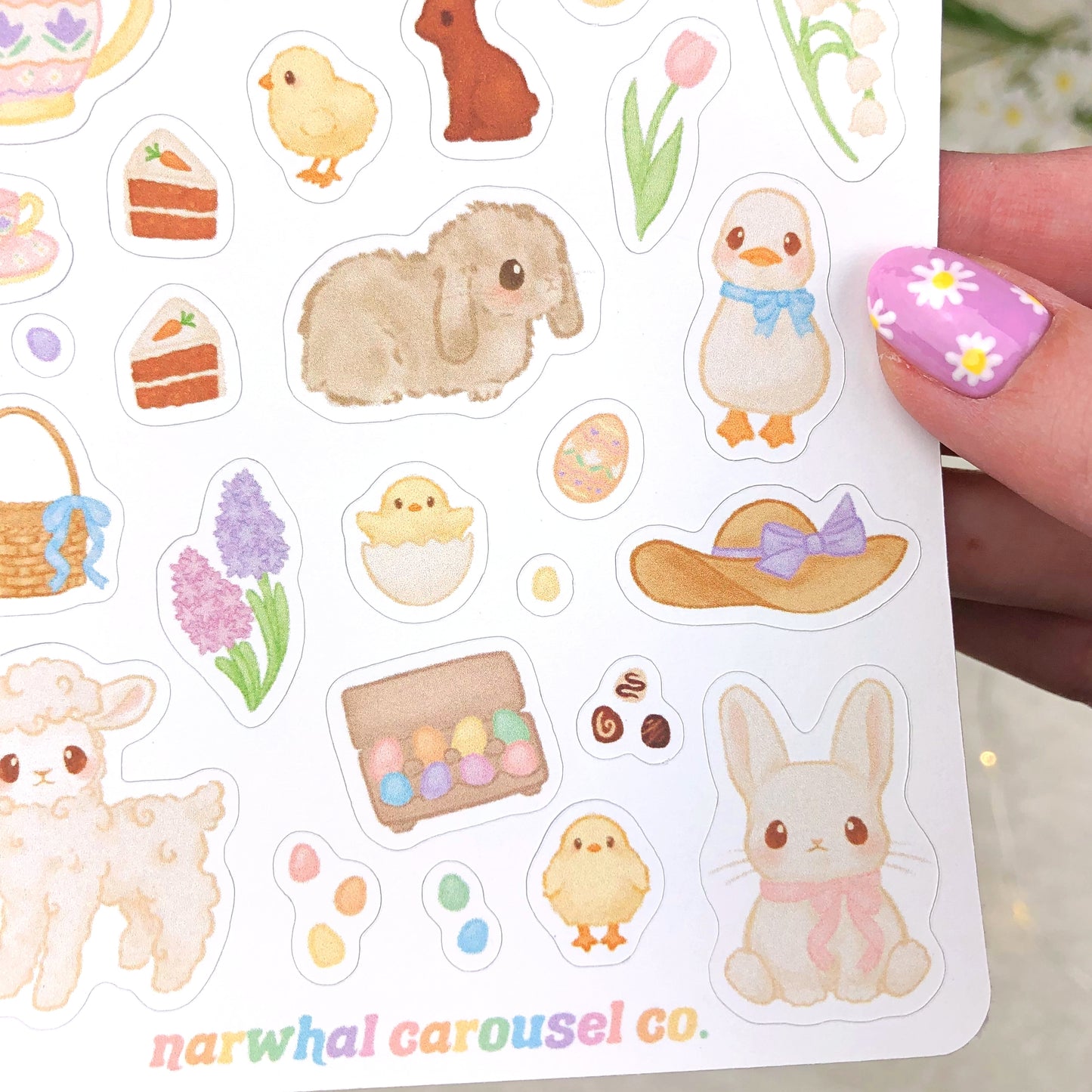 Cottagecore Easter Sticker Sheet