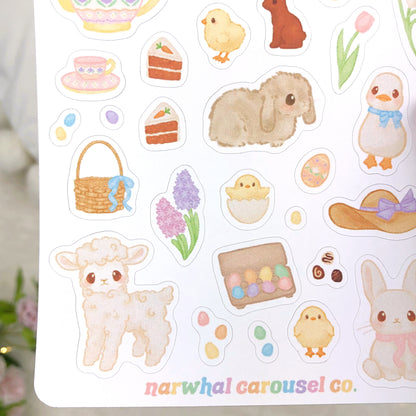 Cottagecore Easter Sticker Sheet