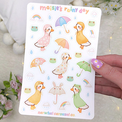 Maisie's Rainy Day Sticker Sheet