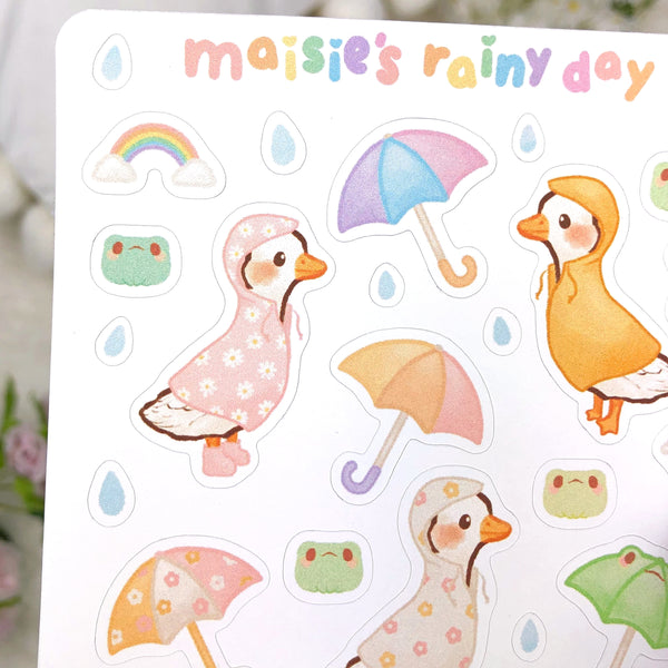 Maisie's Rainy Day Sticker Sheet