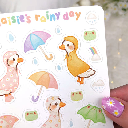 Maisie's Rainy Day Sticker Sheet