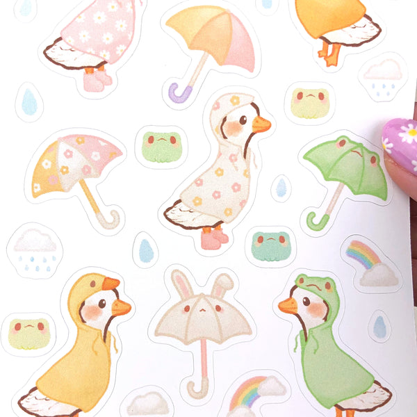 Maisie's Rainy Day Sticker Sheet