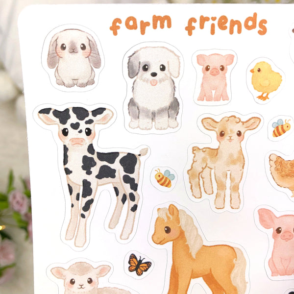 Farm Friends Sticker Sheet