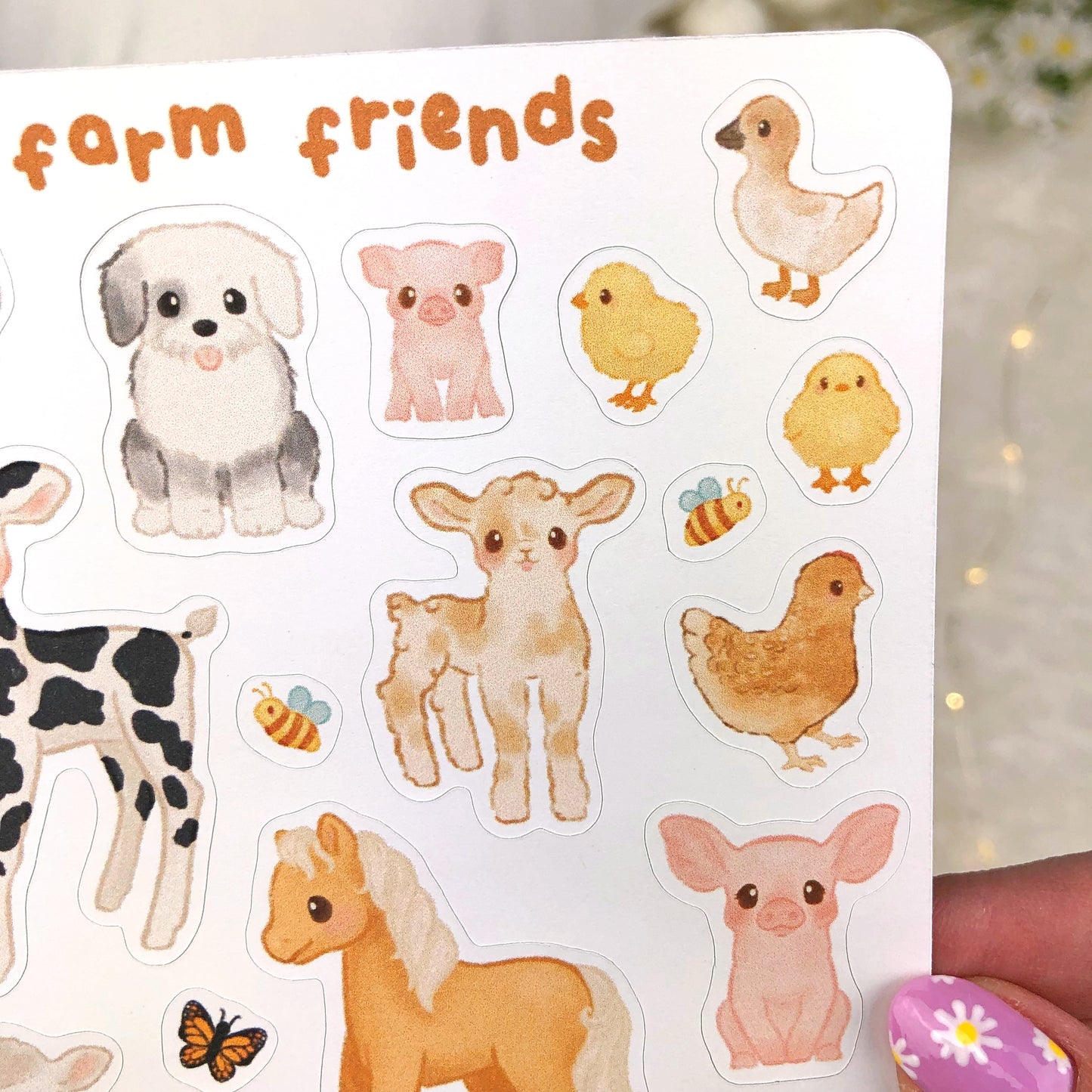 Farm Friends Sticker Sheet