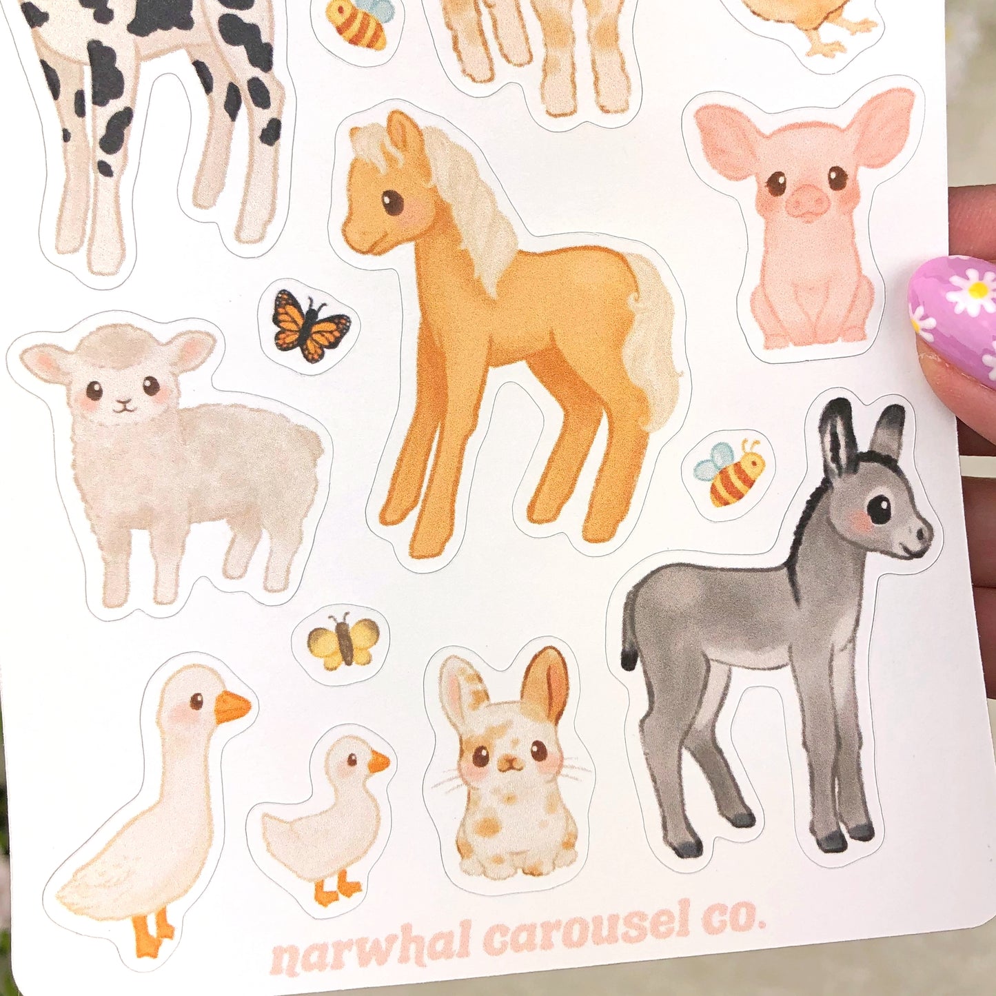 Farm Friends Sticker Sheet